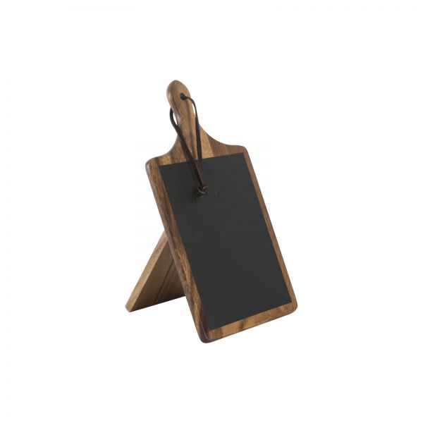 Tuscany Small Paddle Chalk Board With Stand