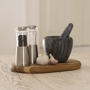 Electric Salt & Pepper Grinders, Stainless Steel – To The Nines