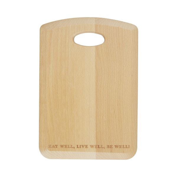 Medium Cooks Board - Eat Well, Live Well, Be Well