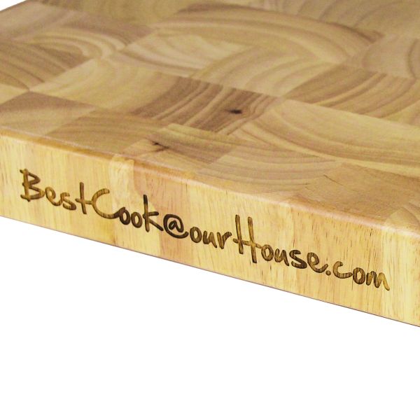 Medium Rectangular End Grain Board - Best Cook @ Our House . Com