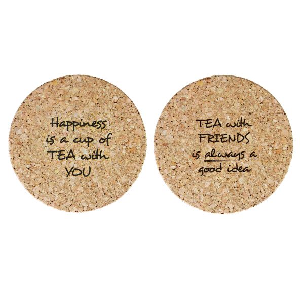 Set Of 2 Coasters - Tea With Friends